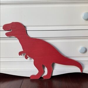 Hobby Lobby Red Dinosaur Wall Art